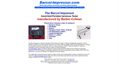 Desktop Screenshot of barcol-impressor.com